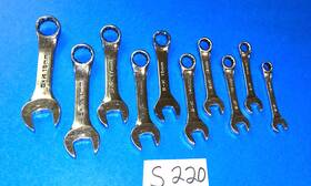 Sk86240 Sk Tools S-k 10 Piece Metric Short Combination Wrench Set 10mm-19mm 12 Point