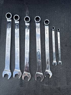 6-16m Snap-on 01216 7 Pc Lot Kobalt Usa By Snapon Williams Metric Wrench Set First Generation