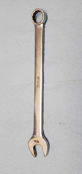 0ex18 Snap-on Tools Usa 9/16 Inch 12 Point 12pt Combination Wrench