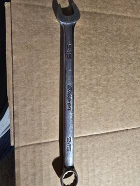 Snap-on 0ex18b Snap-on 9/16 Inch Combination Wrench #0ex18b Usa