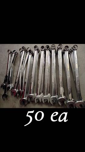 0exl26b Snap-on 12 Point Plus Long Combination Wrenches Lot Of 50 Sae 13/16