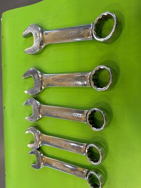 Ox118 Snap-on 0x118 Standard Stubby 5 Piece Lot