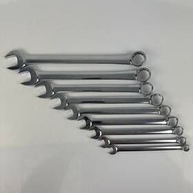 Oex-12 Snap-on -12/oex-28 Snapon Tools Usa Sae Combination Wrench Set Chrome 3/8 Inch -7/8 Thru Oex-28