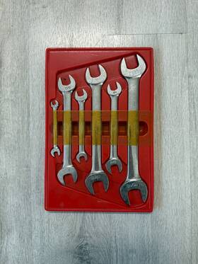 Snap-on 235927246320 Vintage Tools Sae 1/4 - 15/16 Inch Double Open End 6 Pc Wrench Set Snap-on 235927246320 Vintage Tools Sae 1/4 - 15/16 Inch Double Open End 6 Pc Wrench Set
