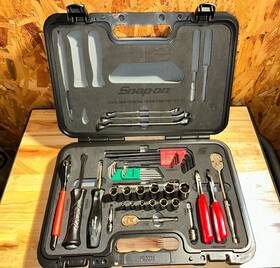 243rdgssfdt Snap-on 43 Pc Metric Combination General Service Set With Pro-fi Dark Titanium