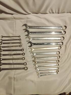 Snap-on 3/8-1-1/16 10-17 21 Piece Metric And Standard Set 19