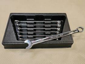 5551322 Snap-on Srx 7pc Metric Speed Wrench Set With Tray Very Light Use