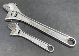 Ad10a-ad6a Snap-on 2pc Adjustable Crescent Wrench Set Ad10 Ad6 10 Inch -250mm 6 -150mm Wrenches