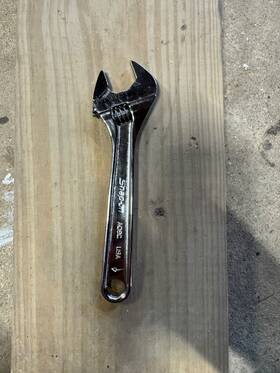 Ad8c Snap-on 8 Inch Adjustable Crecent Wrench