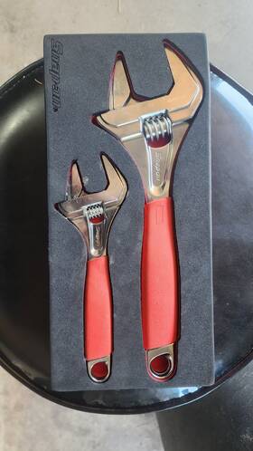 Adhw702k2f Snap-on Adjustable Wrench Set Adhw702k2f Snap-on Adjustable Wrench Set