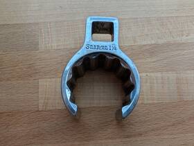 Af60 Snap-on 1 1/4 Inch Splined Crows Foot Wrench 1/2 Drive
