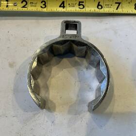 An8508-40a Snap-on 2-1/2 Inch Deep Flare Nut Crowfoot 1/2 Drive Wrench Socket