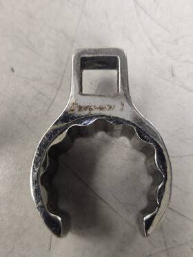 An850816 Snap-on 3/8 Drive 1 Inch Flare Nut Crow Foot Wrench