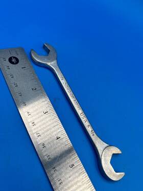T-4-14 Snap-on Ao2020 Tools Angled Open Ended Wrench Usa