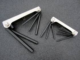 Aw5k-aw9k Snap-on 2pc Folding Sae Hex Key Sets Aw5k Aw9k Made In Usa
