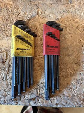 Awmbs9 Snap-on Awbs13/awmbs9 Snapon Stubby Allen Wrench Set