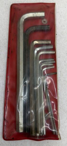 Snap-on Awl1010dk 10 Pc Sae L-shaped Hex Wrench Set 3/32 Inch -3/8