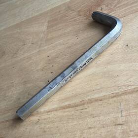 Snap-on Awm7d-awm7 Tools 7mm L Shape Hex Key Wrench Standard Length Awm7d Made In Usa