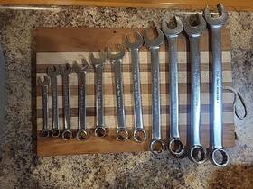 Bo12-bo32 Snap-on Blue-point By 11 Pc. 12-point Sae Combination Wrench Set 3/8 Inch -1 Euc