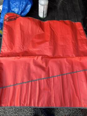 C-141b Snap-on C141b Tools Usa Huge Wrench Rollup Pouch Red 14 Slot