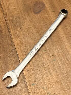 Cex-100 Snap-on 5/16 Inch 12-point Chrome Combination Wrench Cex 100 Usa Made