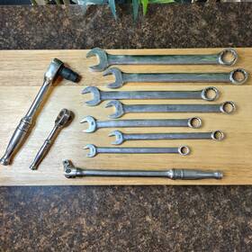 Snap-on Cex24 Lot Of 10 Wrench Set