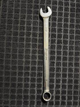 Dex168 Snap-on 1/2 Inch Combination Wrench Sae 12-point Standard Handle Usa