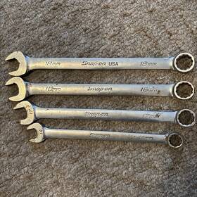 Doexmi8 Snap-on Lot Of 4 Wrench S 14mm 17mm 2-18mm