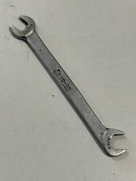 Ds1315 Snap-on 13/64 - 15/64 Double Open End Chrome Wrench Used