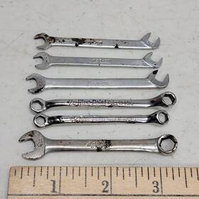 Ds1614 Snap-on Vintage Lot Tools Ds Blue Point Open End Offset Ignition Wrenches