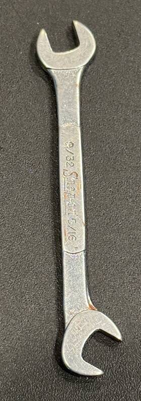 Dsv1820 Snap-on 9/32 X 5/16 Open End Angled Ignition Wrench