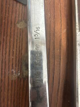 Ev4044 Snap-on 2 Large Box End Wrenches 1 1/4- 5/16 1/4 - 3/8