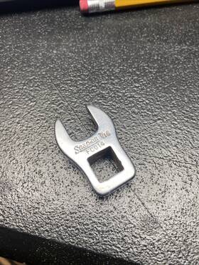Fc014-fco14 Snap On Fco14 Fc014 3/8 Inch Drive Sae 7/16 Open-end Crowfoot Wrench