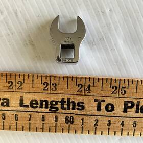 Fc016 Snap-on 1/2 Inch Crowsfoot Line Wrench Chrome Socket 3/8 Drive Mint A