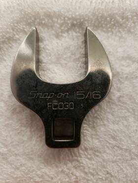 Fc030 Snap-on 15/16 Crowsfoot Wrench 3/8 Drive Fc030 Snap-on 15/16 Crowsfoot Wrench 3/8 Drive