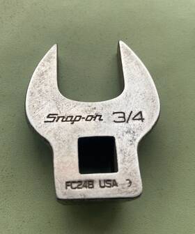 Fc24b Snap-on Usa -sae- 3/4 Inch 3/8 Drive Open-end Crowfoot Wrench