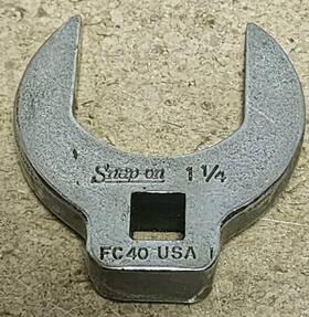 Fc40 Snap-on Tools Usa 1-1/4 Inch Crowfoot Wrench Open-end 3/8 Drive Sae