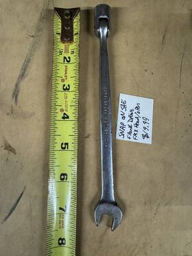 Fh014s Snap-on 7/16 Inch Flex Socket Head Open End Combination Wrench 6-point Fho 14s Usa