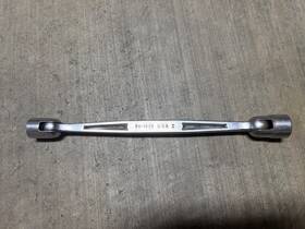 Fh1820 Snap-on 9/16 Inch X 5/8 Double Flex Head Chrome Socket Wrench Usa