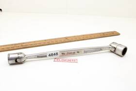 Fh1820b Snap-on 9/16 Inch X 5/8 Double Flex Head 12 Point Chrome Socket Wrench Usa