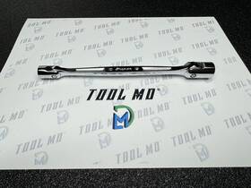 Fhm1012 Snap-on Tools Usa Rare 10mm - 12mm Metric Double End Flex-head Wrench