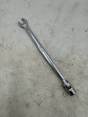 Fhom8 Snap-on 8mm 12pt Flex Socket Head/open End Combo Wrench Fhom8 Snap-on 8mm 12pt Flex Socket Head/open End Combo Wrench