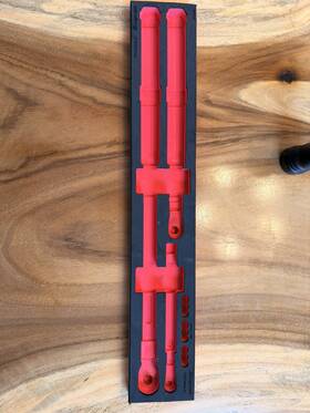 Fmtq04b Snap-on Tools New Red Foam For 3pc Techangle Torque Wrench Set Atechfset02r
