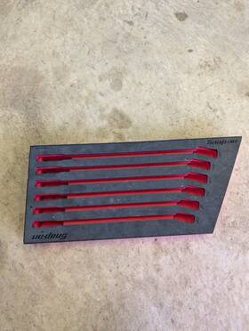 Fmwr02b Snap-on Metric Foam Large Wrench Organizer