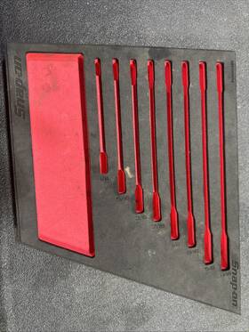 Fmwr09br Snap-on 1/4-11/16 Foam Ratchet Wrench Set Only