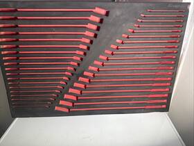 Snap-on Fmwr13brfor Snap-on Tools New Red Foam Organizer For 38pc Master Combo Wrench Set Fmwr13br
