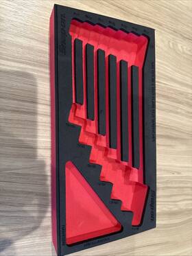 Fmwrs24b Snap-on Foam For 1/4 Inch -1-1/8 Sae Double End Flare Nut Wrench Set