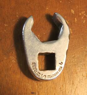 Frh2008 Snap-on 5/8 Inch Crow Foot Wrench Sae 3/8 Drive