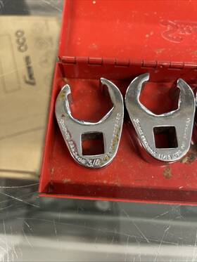 Frh2403 Snap-on Flare But Crows Foot Set 3/4-3/8 7 Pc