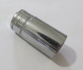 Fsms15 Snap-on Tools Metric 3/8 Inch Drive 15mm Semi Deep 6pt. Chrome Socket